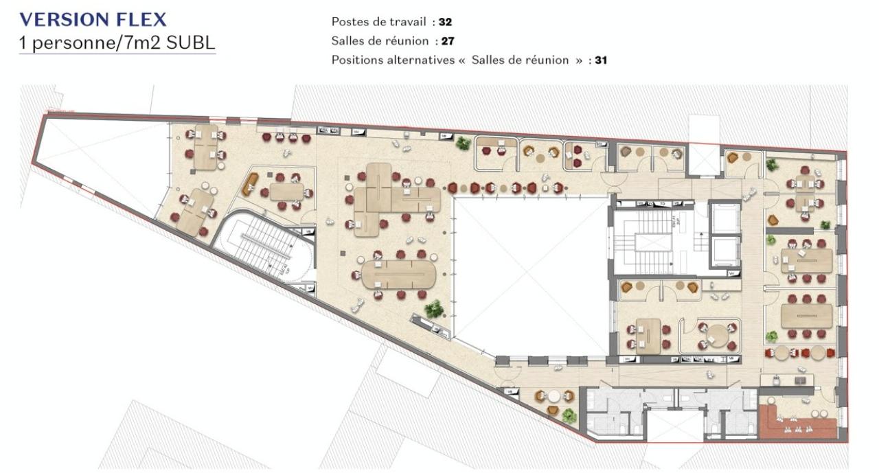 Bureau Paris 2602m² Location bureau Paris OLBUR2205002 19